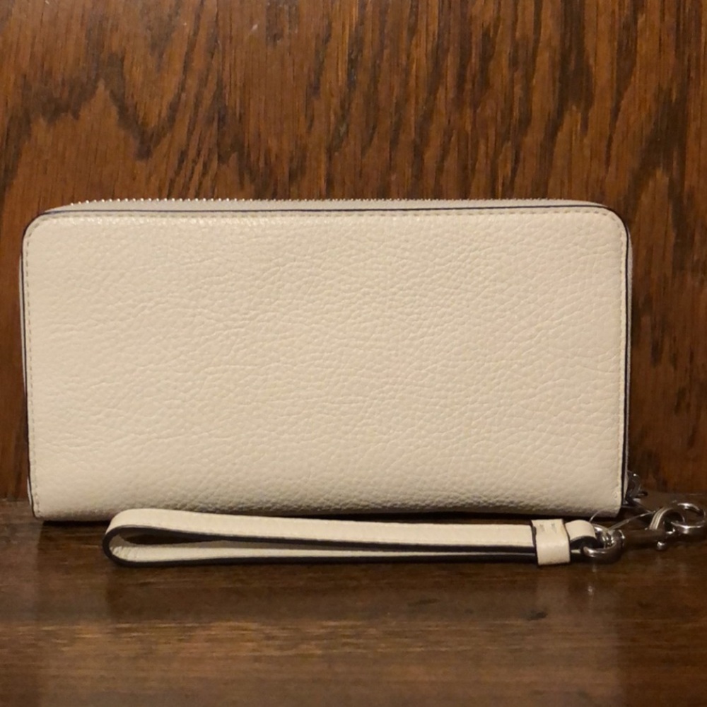 NWT-Coach-SET-Boardwalk Print-Lg Zip Wallet & Milkshake Keychain/Bag Charm-$436 - Picture 5 of 16